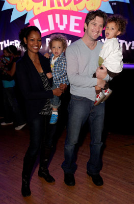 Garcelle Beauvais and Michael Nilon at event of Yo Gabba Gabba! (2007)