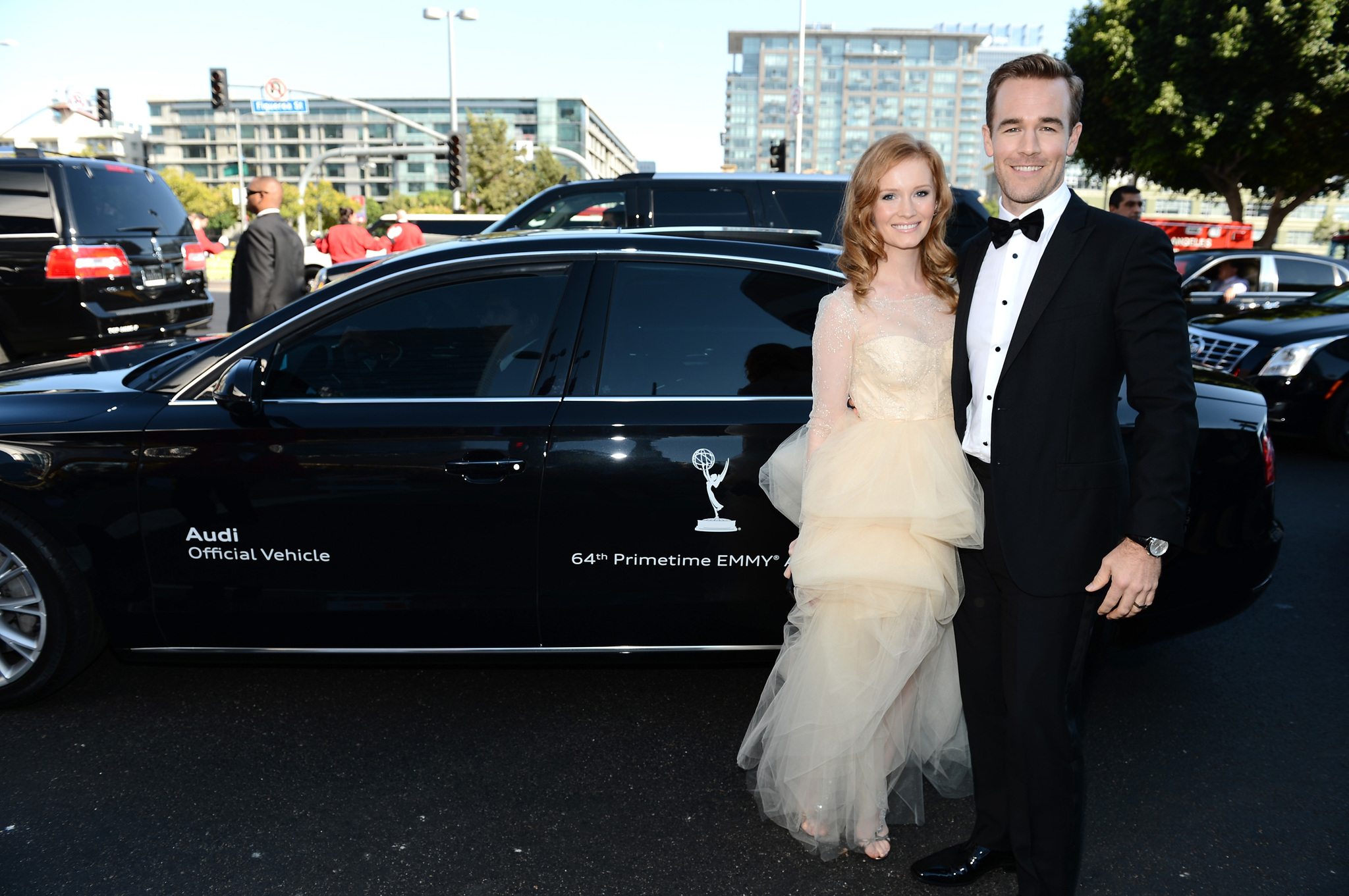 James Van Der Beek and Kimberly Van Der Beek at event of The 64th Primetime Emmy Awards (2012)