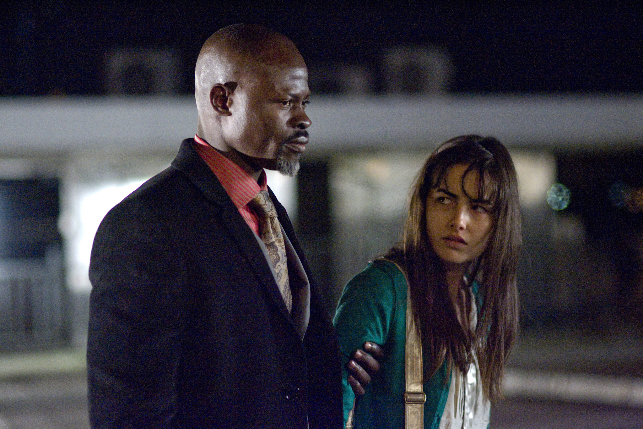 Still of Camilla Belle and Djimon Hounsou in Push (2009)