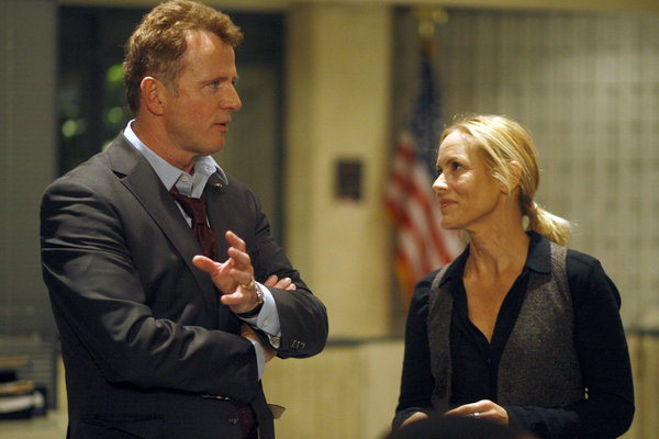 Still of Aidan Quinn and Maria Bello in Prime Suspect (2011)