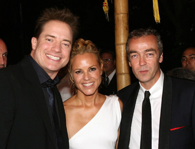Brendan Fraser, John Hannah and Maria Bello at event of The Mummy: Tomb of the Dragon Emperor (2008)
