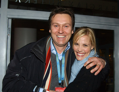 Leslie Bibb and Chris Coen at event of Wristcutters: A Love Story (2006)