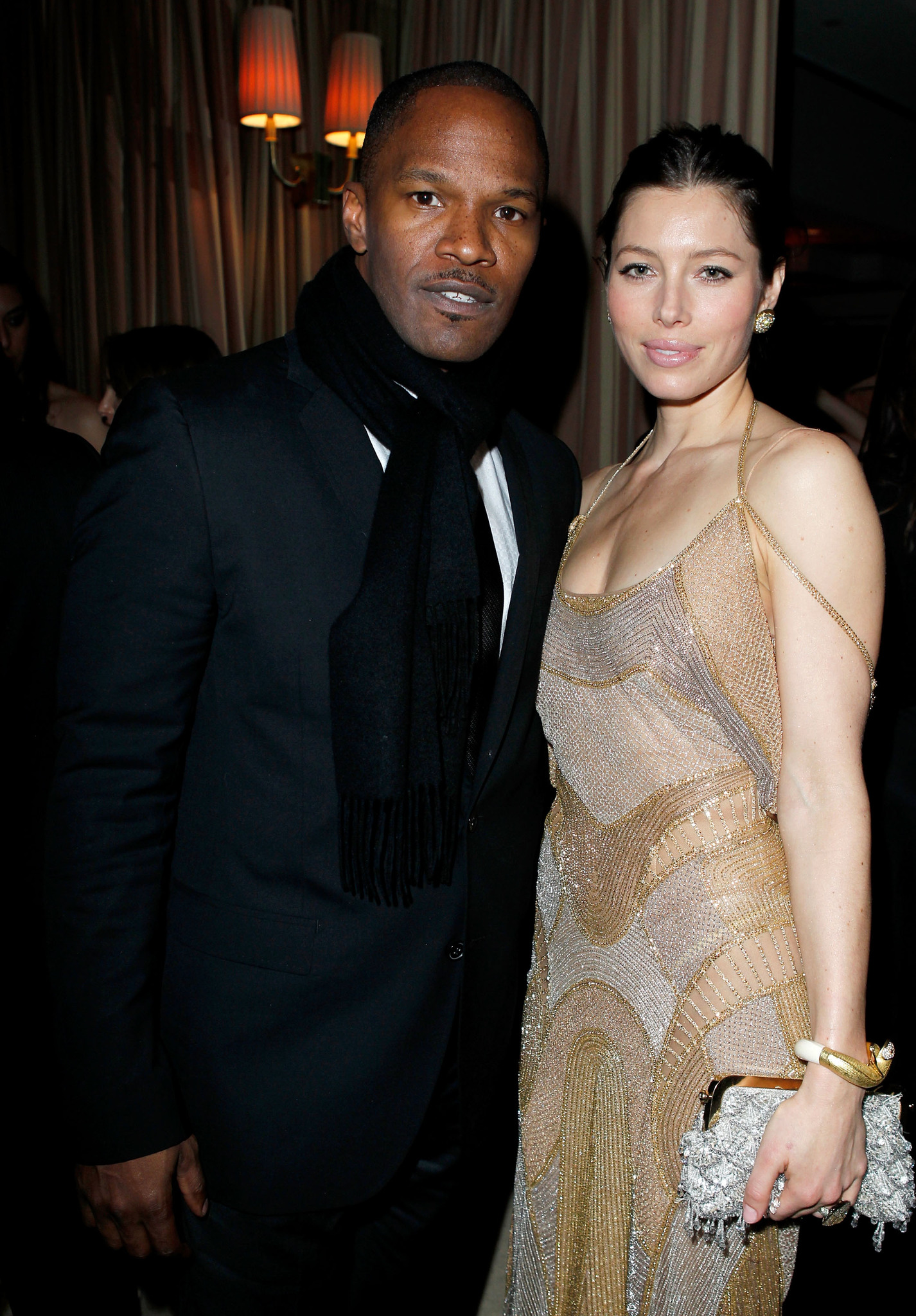 Jessica Biel and Jamie Foxx