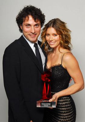 Rufus Sewell and Jessica Biel