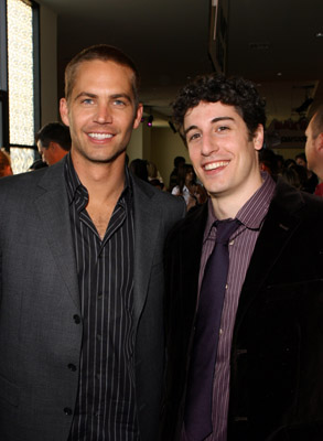 Jason Biggs and Paul Walker at event of Eight Below (2006)