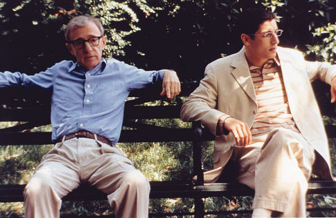 Still of Woody Allen and Jason Biggs in Anything Else (2003)