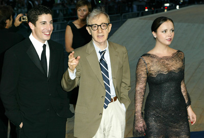 Woody Allen, Christina Ricci and Jason Biggs at event of Anything Else (2003)