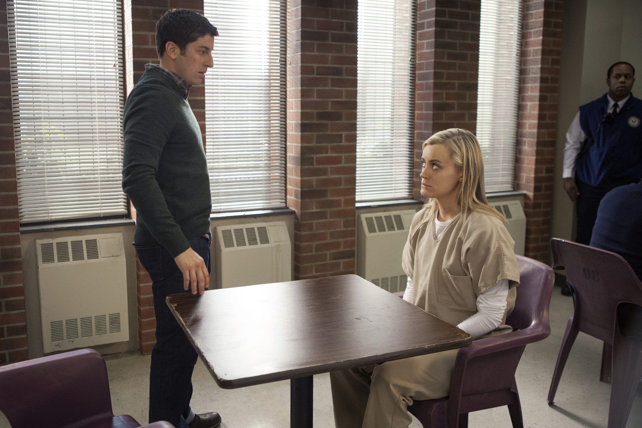 Still of Jason Biggs and Taylor Schilling in Orange Is the New Black (2013)