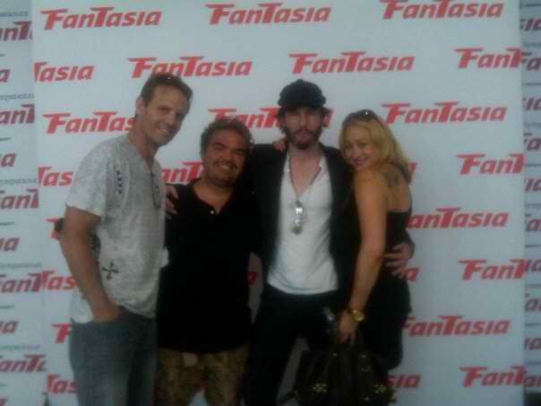 xavier gens,michael biehn,jennifer blanc,michael ecklund at fantasia for the canadian premiere of the divide