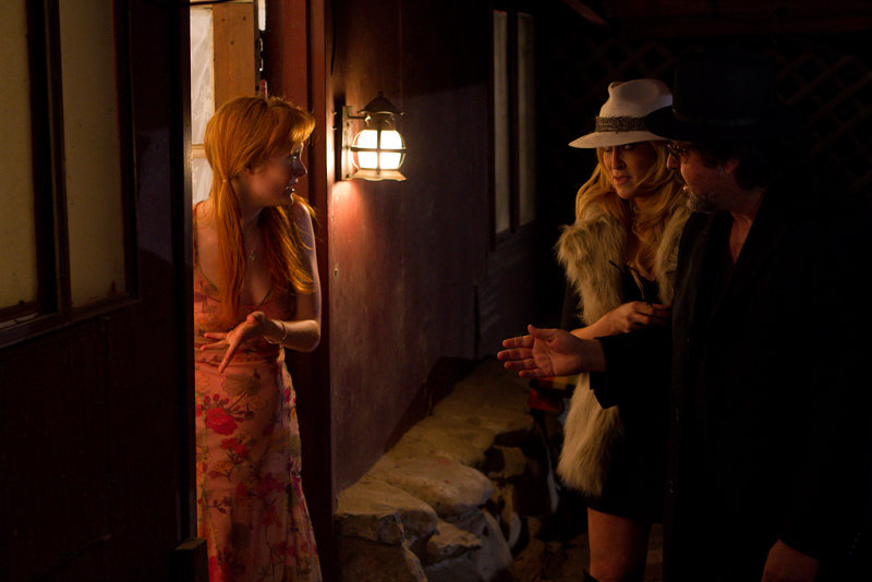 jennifer blanc with daisy mccrackin and angus macfadyen in she rises for blanc biehn productions