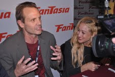 Jennifer Blanc(Biehn) and Michael Biehn at Fantasia in Montreal for canadian premiere of Xavier Gens' The Divide