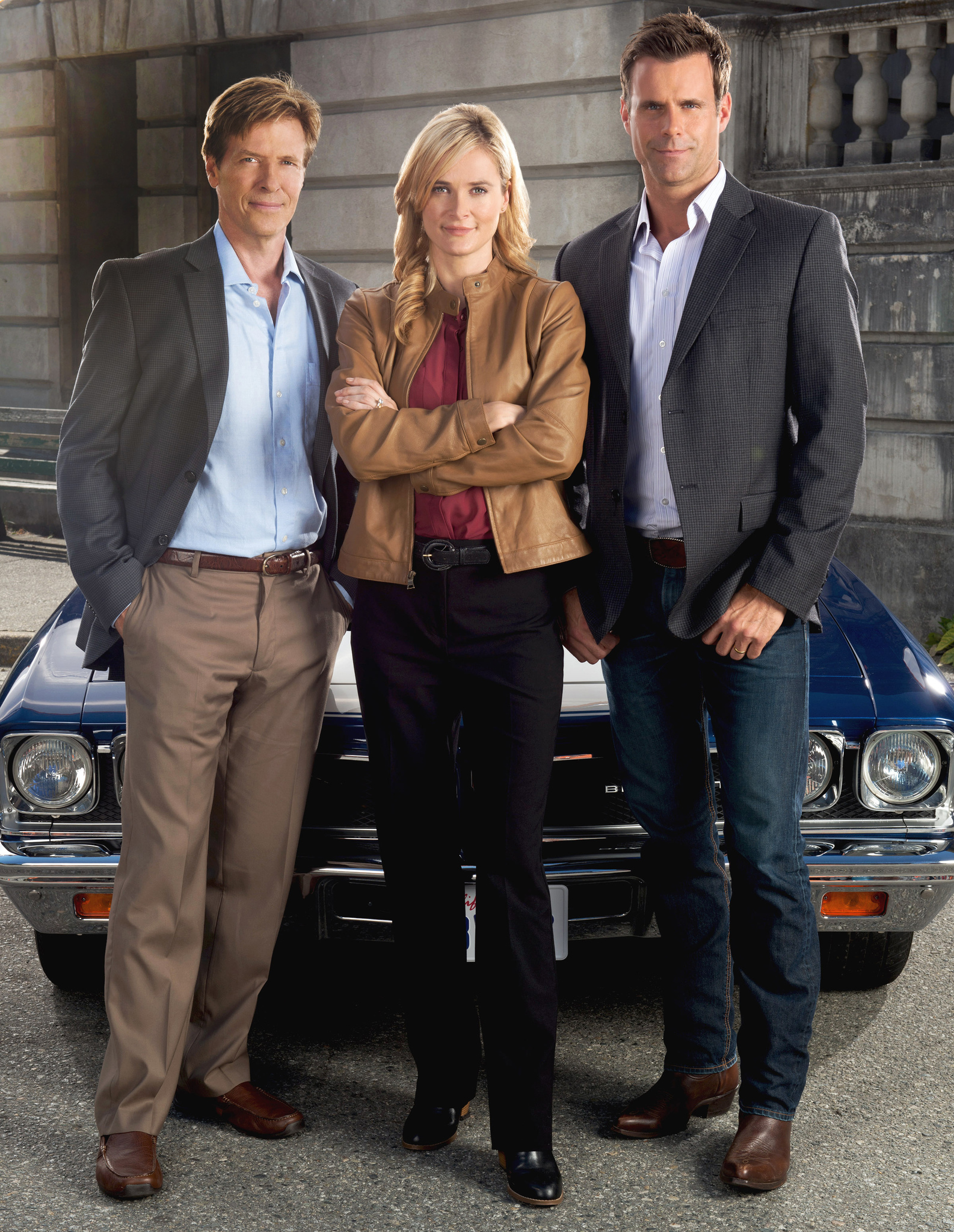 Still of Rachel Blanchard, Cameron Mathison and Jack Wagner in My Gal Sunday (2014)