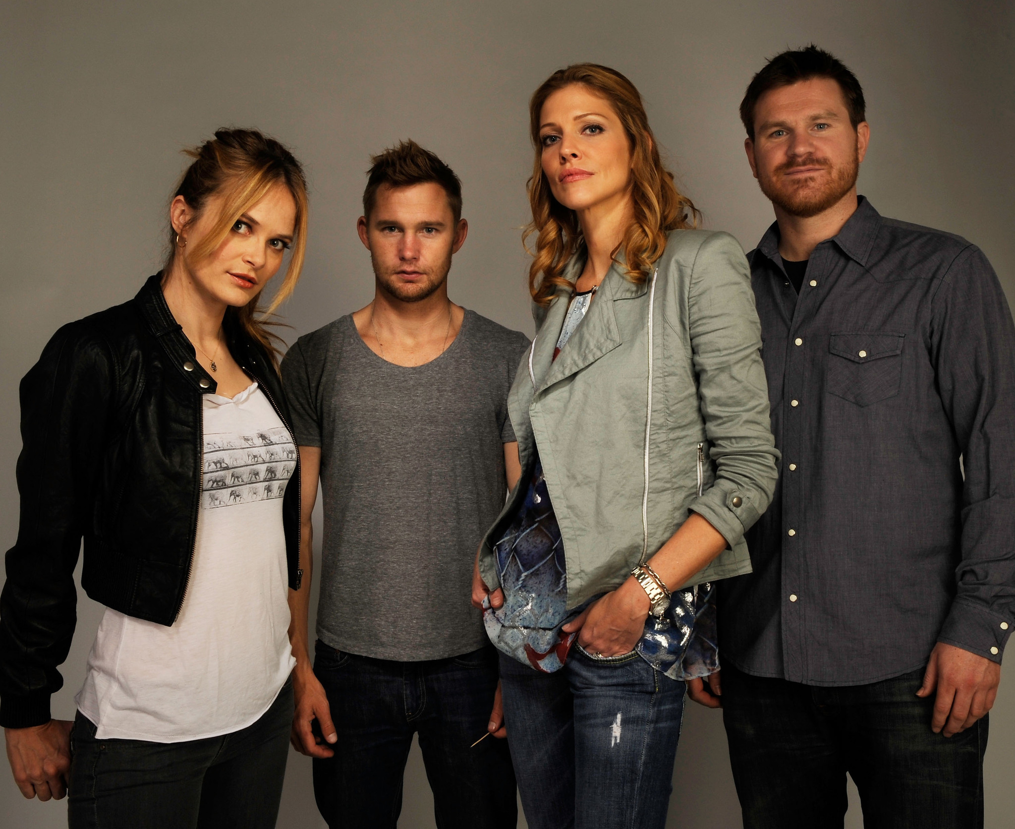 Rachel Blanchard, Tricia Helfer, Brian Geraghty and Andrew Paquin