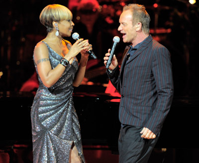 Sting and Mary J. Blige