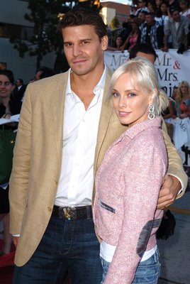 David Boreanaz and Jaime Bergman at event of Mr. & Mrs. Smith (2005)