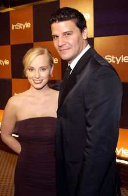 David Boreanaz and Jaime Bergman