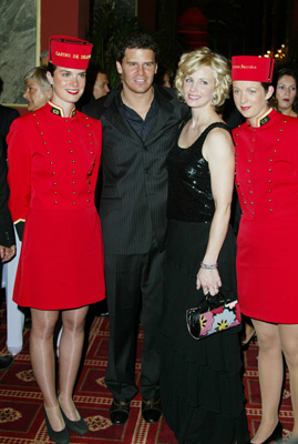 David Boreanaz and Monica Potter