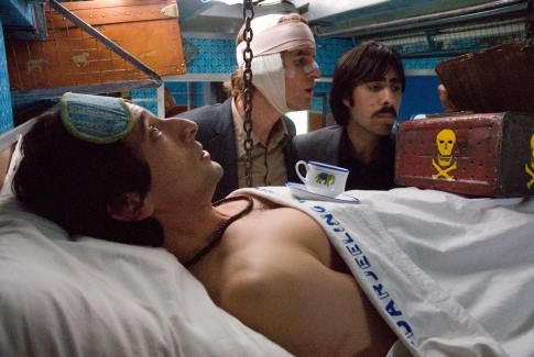 Still of Adrien Brody, Jason Schwartzman and Owen Wilson in The Darjeeling Limited (2007)