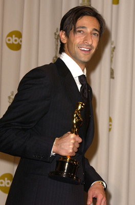 Up against Daniel Day-Lewis and Jack Nicholson, Adrien Brody was the surprise winner of the Best Actor Oscar for The Pianist -- and planted a massive kiss on presenter Halle Berry.