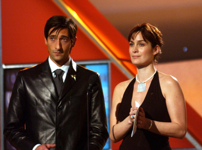 Adrien Brody and Carrie-Anne Moss