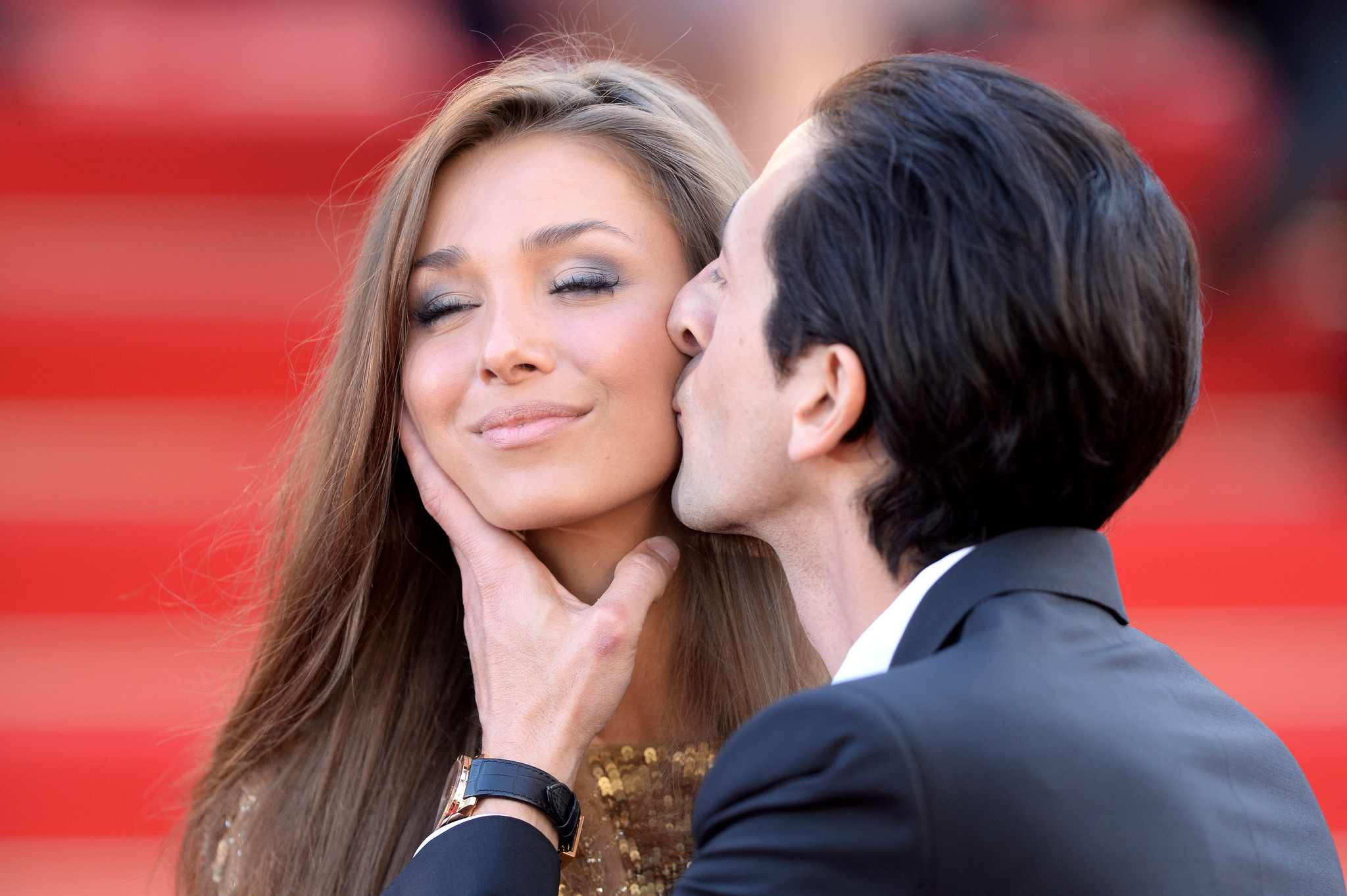 Lara Nieto and Adrian Brody attend the 'Cleopatra' premiere during The 66th Annual Cannes Film Festival at The 60th Anniversary Theatre on May 21, 2013 in Cannes, France.