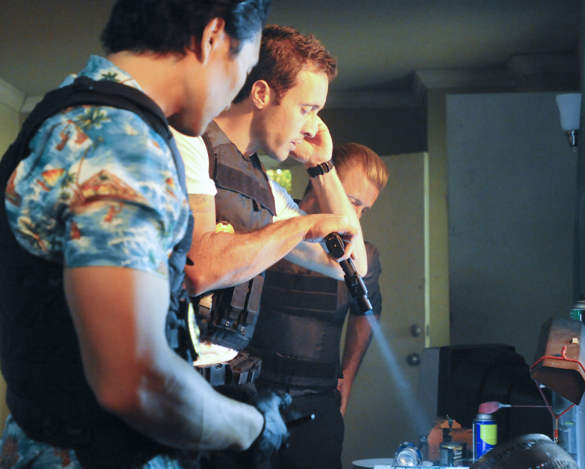 Still of Scott Caan, Daniel Dae Kim and Alex O'Loughlin in Hawaii Five-0 (2010)