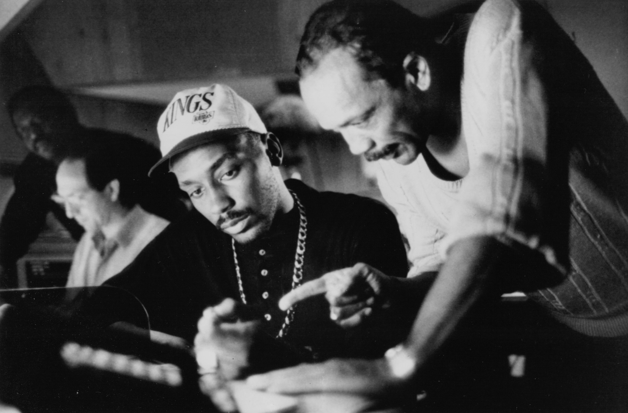 Still of Tevin Campbell and Clarence Avant in Listen Up: The Lives of Quincy Jones (1990)