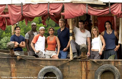 Still of Morris Chestnut, Eugene Byrd, Nicholas Gonzalez, Matthew Marsden, Johnny Messner, Salli Richardson-Whitfield, KaDee Strickland and Karl Yune in Anacondas: The Hunt for the Blood Orchid (2004)