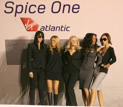 Geri Halliwell, Emma Bunton, Melanie Chisholm, Victoria Beckham, Melanie Brown and Spice Girls