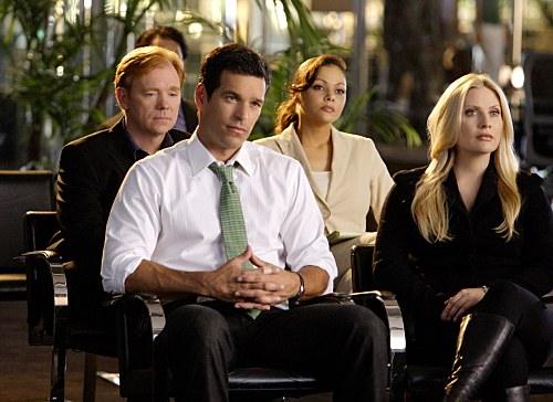 Still of David Caruso, Eddie Cibrian and Emily Procter in CSI Majamis (2002)