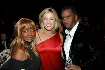 Sean Combs, Deborah Norville and Janice Combs