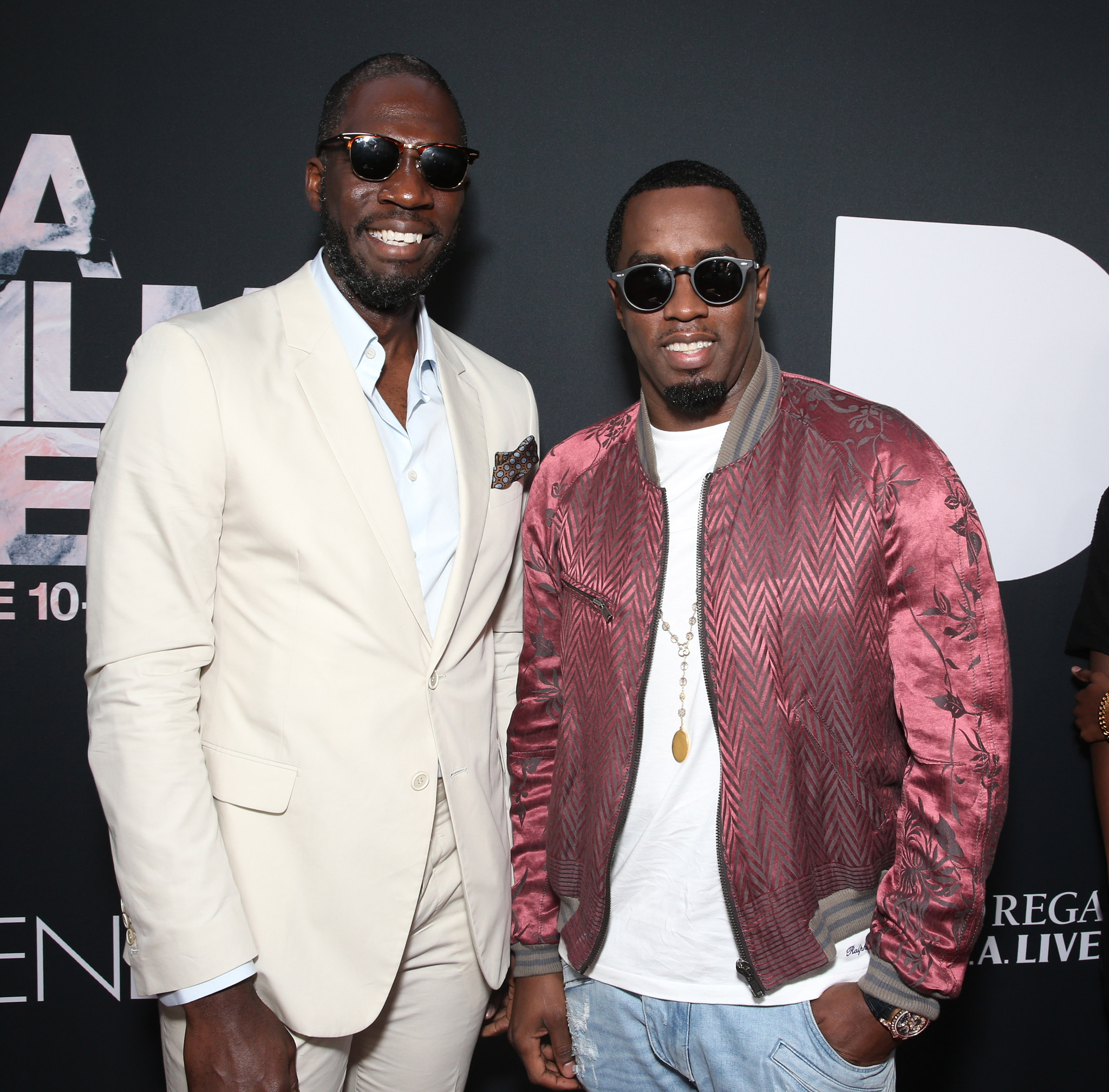 Sean Combs and Rick Famuyiwa at event of Dope (2015)
