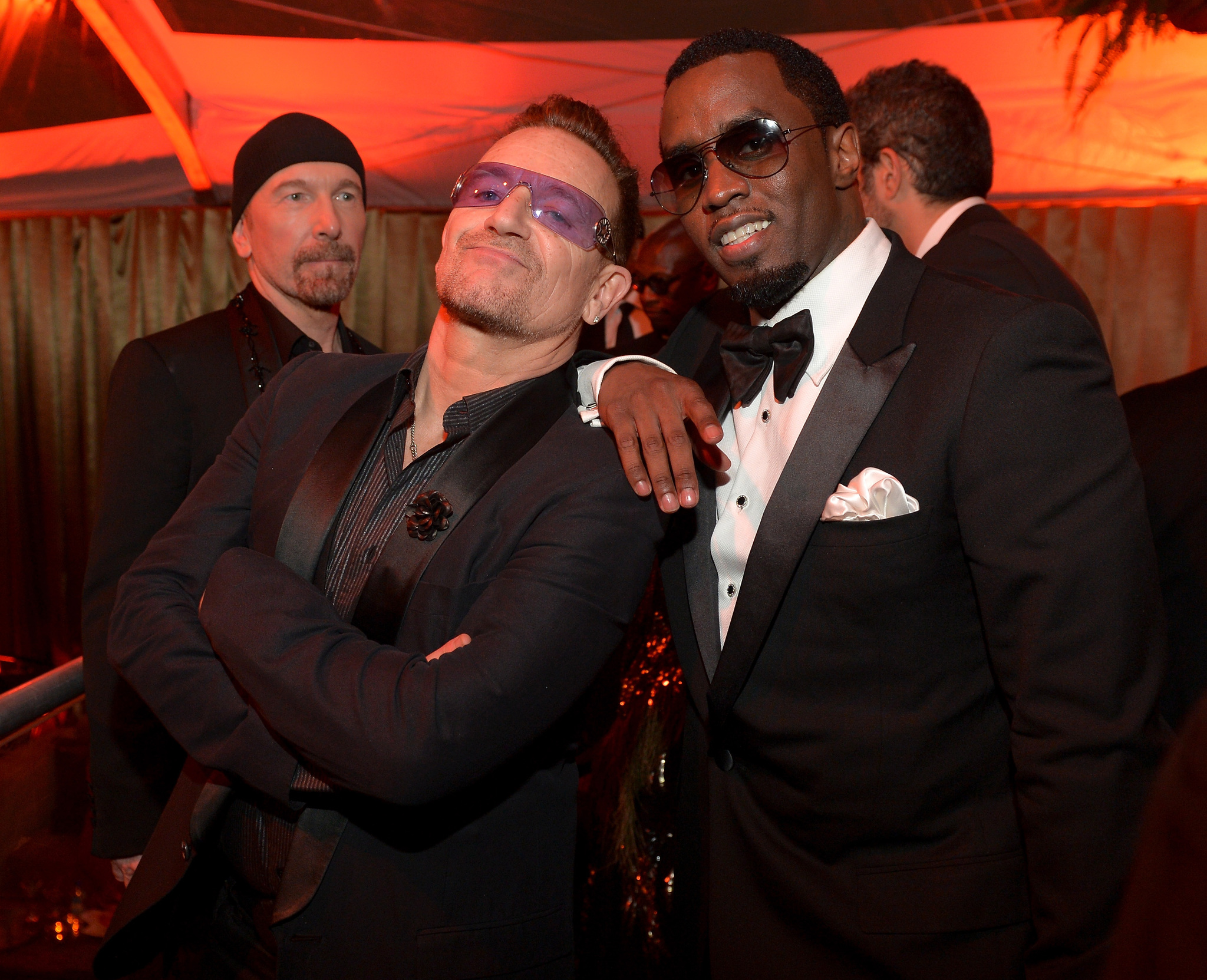 Sean Combs and Bono