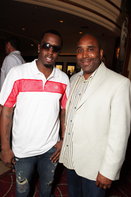 Sean Combs and Dru Joyce at event of More Than a Game (2008)