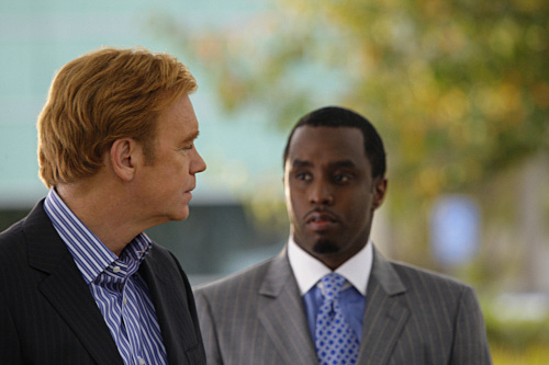 David Caruso and Sean Combs in CSI Majamis (2002)