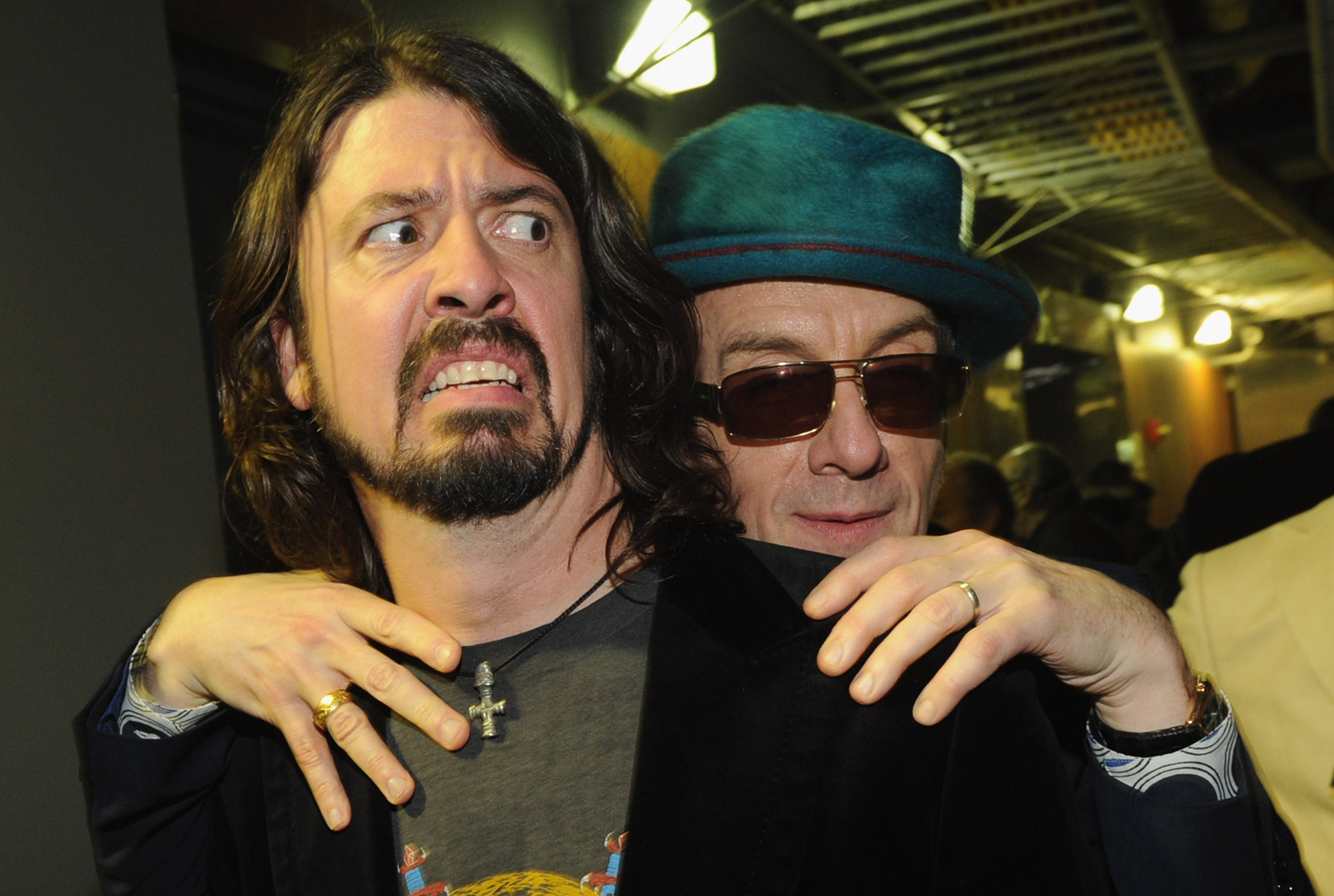 Elvis Costello and Dave Grohl