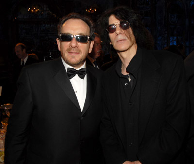 Elvis Costello and Peter Wolf