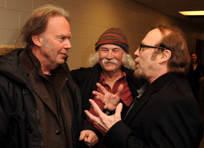 David Crosby, Stephen Stills and Neil Young at event of CSNY/Déjà Vu (2008)