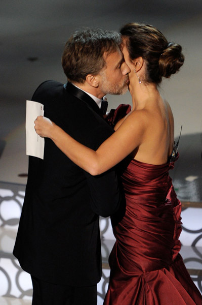 Penélope Cruz and Christoph Waltz at event of The 82nd Annual Academy Awards (2010)