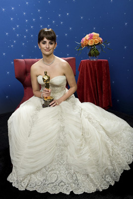 Oscar® Winner Penelope Cruz backstage during the live ABC Telecast of the 81st Annual Academy Awards® from the Kodak Theatre, in Hollywood, CA Sunday, February 22, 2009.