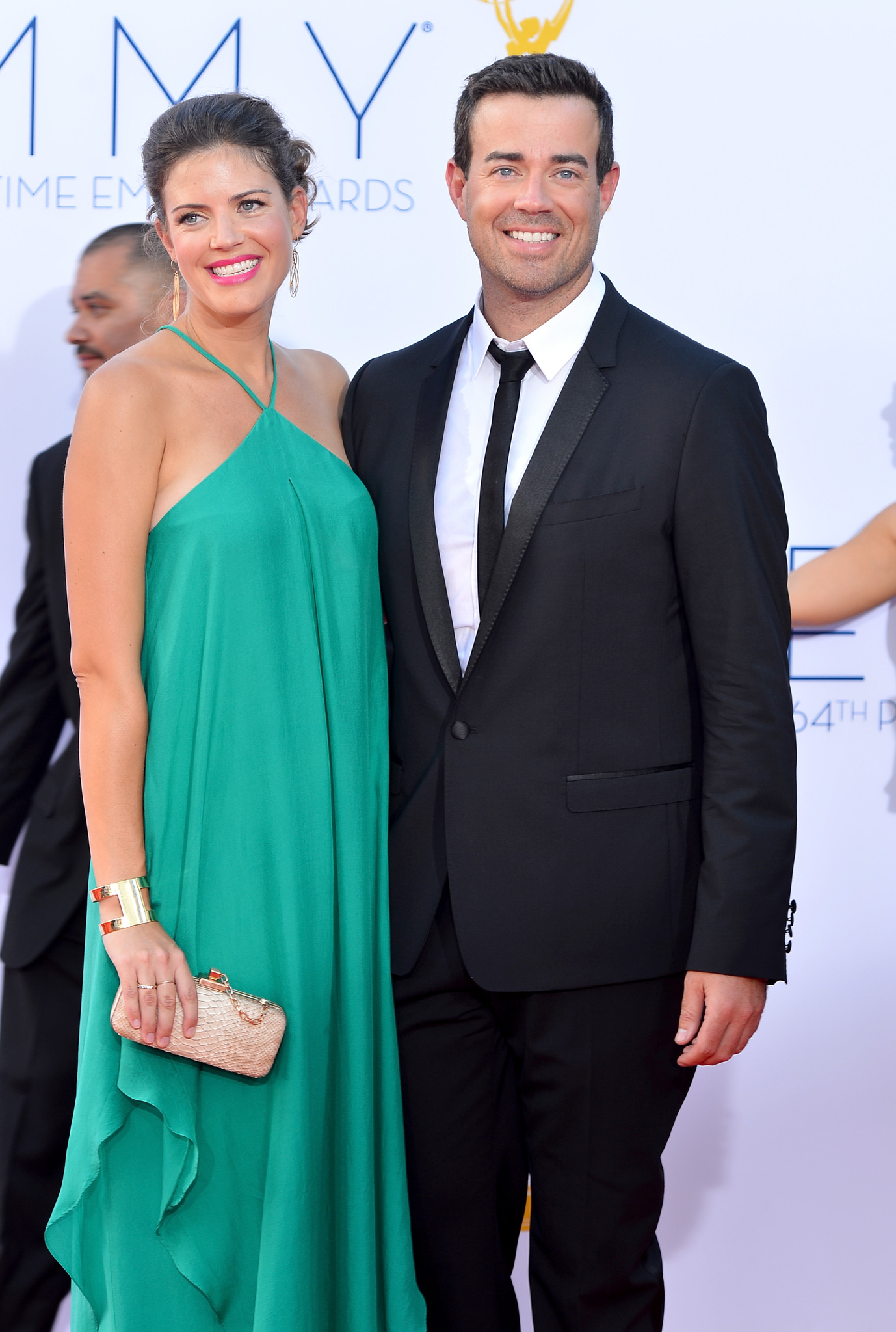 Carson Daly and Siri Pinter at event of The 64th Primetime Emmy Awards (2012)