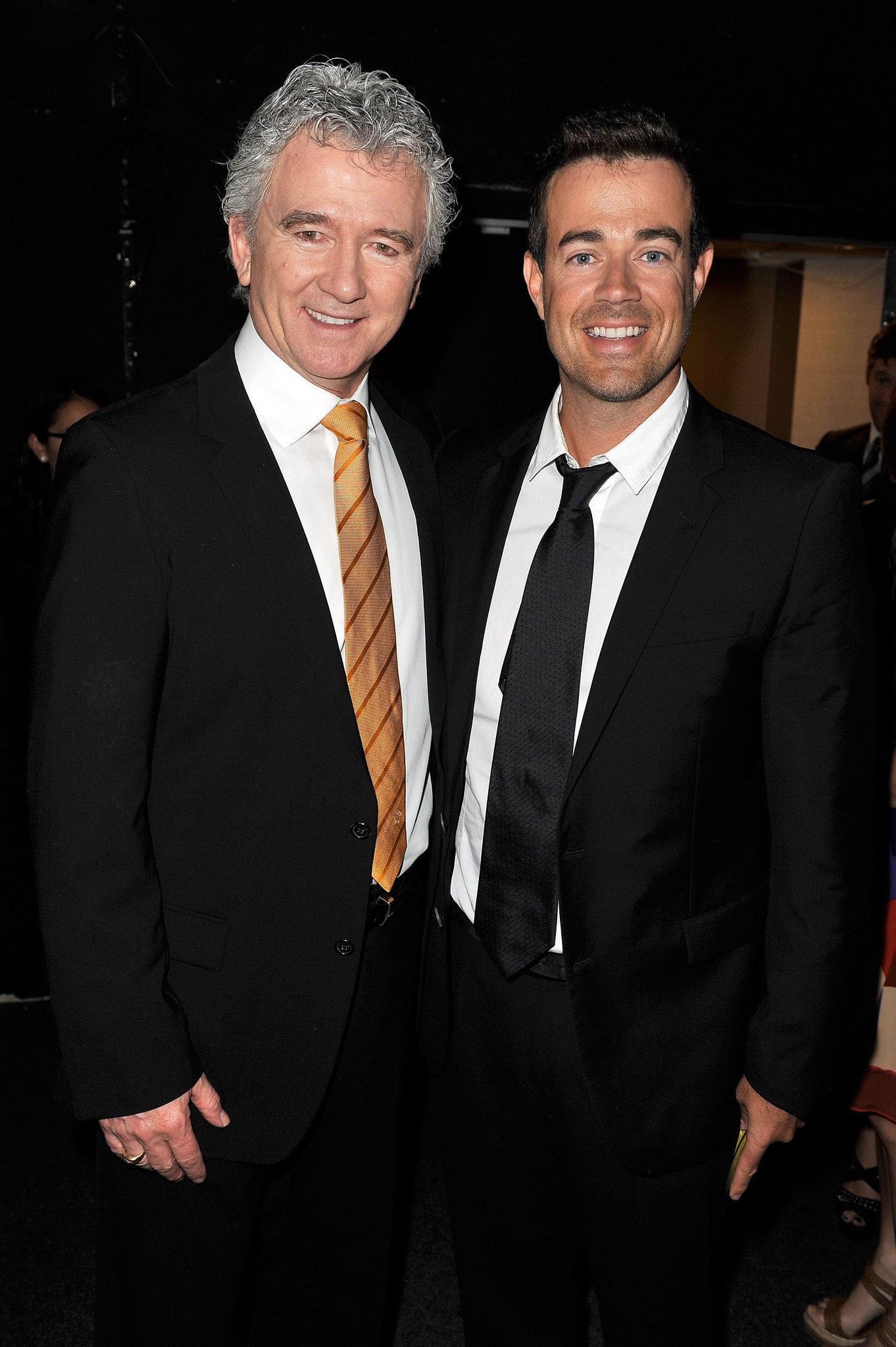 Patrick Duffy and Carson Daly