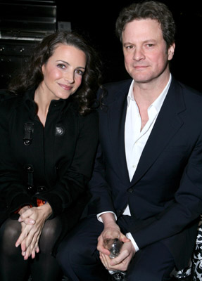 Colin Firth and Kristin Davis