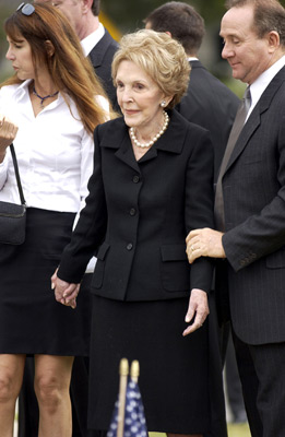 Nancy Reagan and Patti Davis