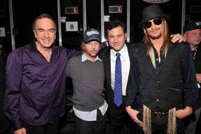 Neil Diamond, Kid Rock, David Spade and Jimmy Kimmel