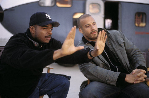 Vin Diesel and F. Gary Gray in A Man Apart (2003)