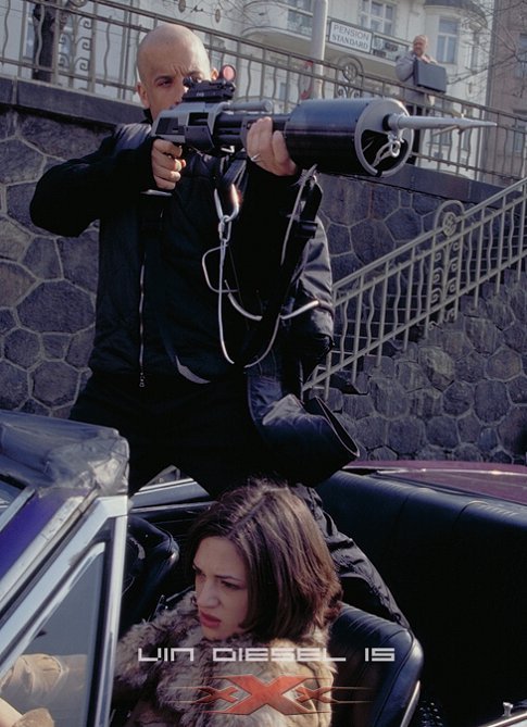 Asia Argento and Vin Diesel in xXx (2002)