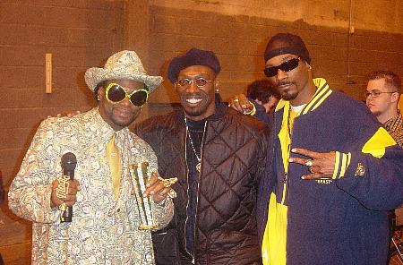 Charlie, Snoop Dogg, & Bishop Don Juan.