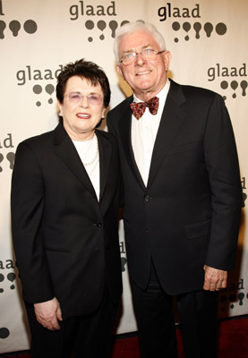 Phil Donahue and Billie Jean King