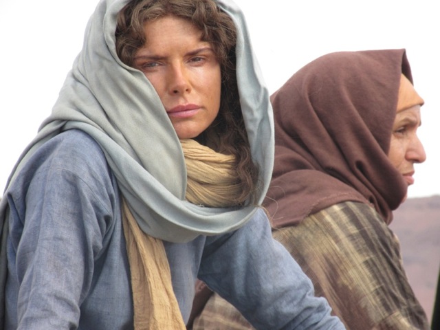 Roma Downey as Mary in the Son of God.